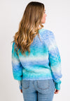 Seventy1 Buttoned Knit Ombre Cardigan, Blue