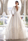 Pronovias Brown Wedding Dress, Off White