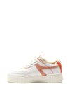 Sprox Faux Leather Platform Trainers, White