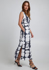 Pulz Callla Sleeveless Maxi Dress, Black Print
