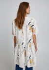 Pulz Teresa Abstract Smock Dress, White Multi