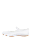Pure & Precious Girls Satin Communion Shoes, White