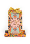Powder Toucan Satin Neck Scarf, Mustard