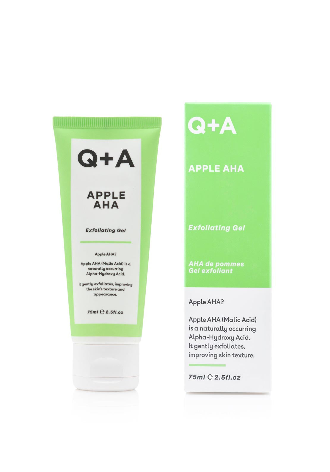 Q+A Apple Aha Exfoliating Gel, 75ml