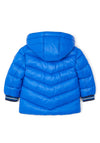 Mayoral Baby Boy Hooded Coat, Blue