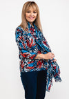 Rabe Butterfly Wing Print Scarf, Multi