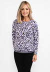 Rabe Camo Ditsy Floral T-Shirt, Purple Multi