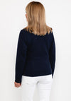 Rabe Textured Short Jersey Zip Jacket, Navy