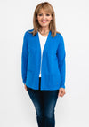 Rabe Fine Short Open Cardigan, Blue