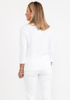 Rabe Textured Long Sleeve Top, White