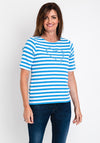 Rabe Butterfly Heart Ribbed Top, Blue