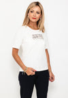Rabe Animal Print Jacket & T-Shirt Twinset, Brown & White Multi