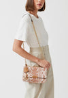 Radley London Mill Bay Snake Print Crossbody Bag, Light Brown