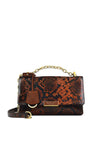Radley Mill Bay Snake Print Cross Body Bag, Brown Multi