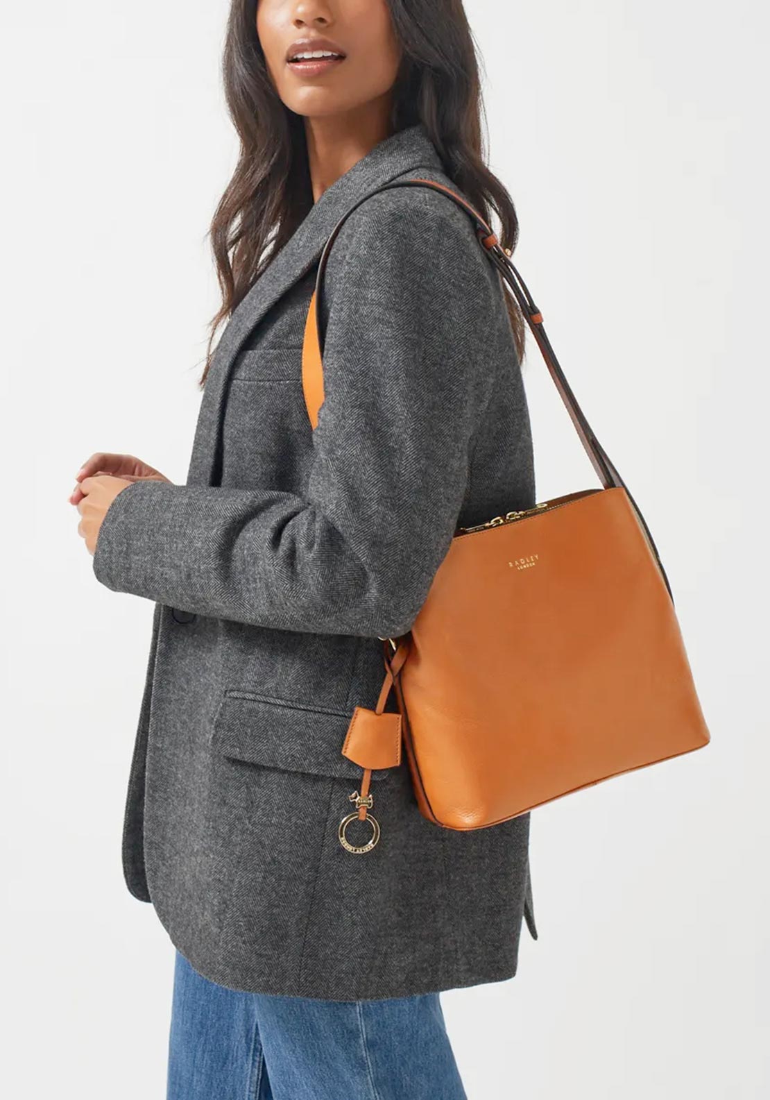 Radley Dukes Place Medium Crossbody Bag, Amber
