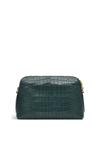 Radley Liverpool Street 2.0 Faux Croc Medium Zip-Top Cross Body Bag, Cedar Green