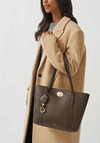 Radley Museum Street Medium Zip-Top Tote, Dark Oak