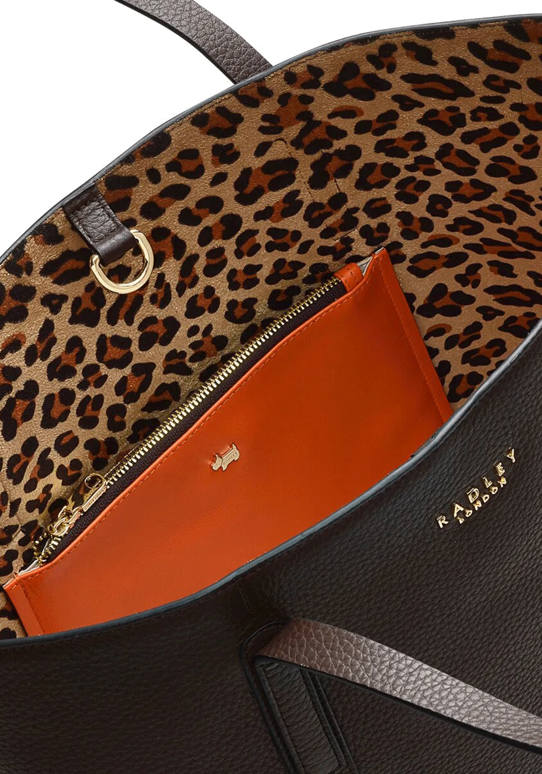 Radley Museum Street Large Open-Top Tote, Dark Oak