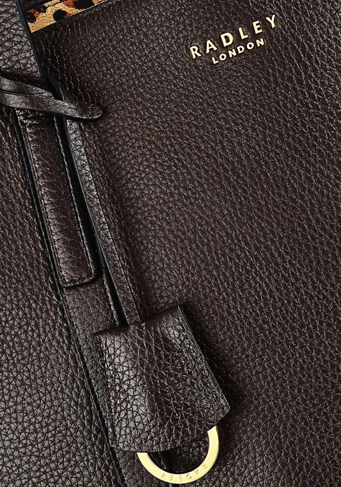 Radley Museum Street Large Open-Top Tote, Dark Oak
