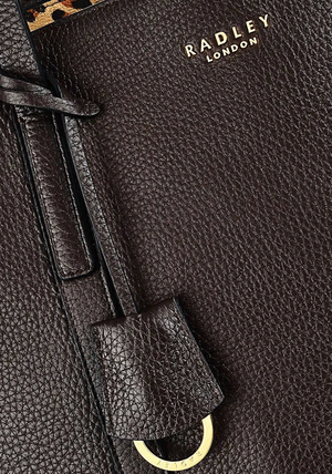 Radley Museum Street Large Open-Top Tote, Dark Oak