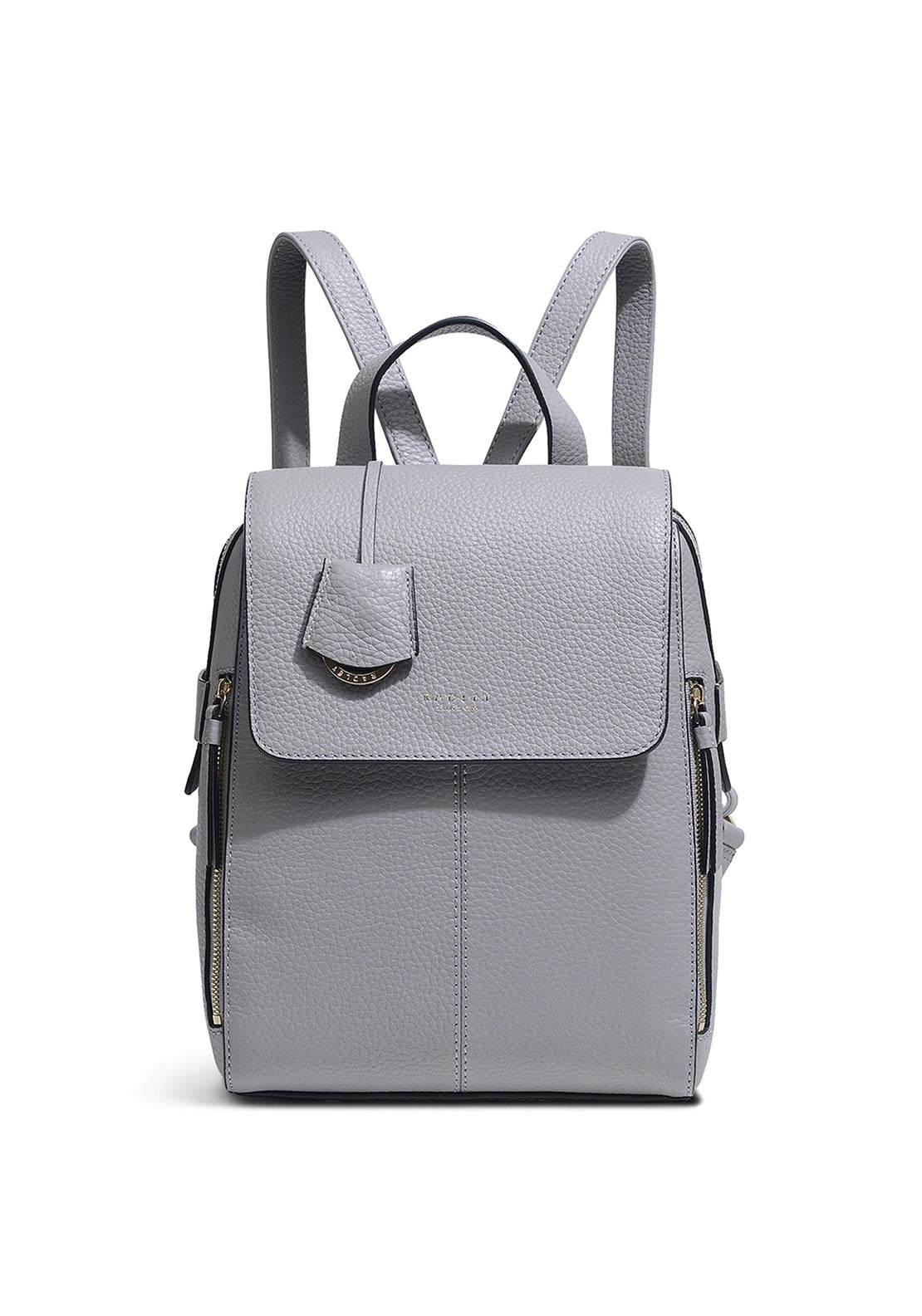 Radley Lorne Close Leather Backpack, Grey