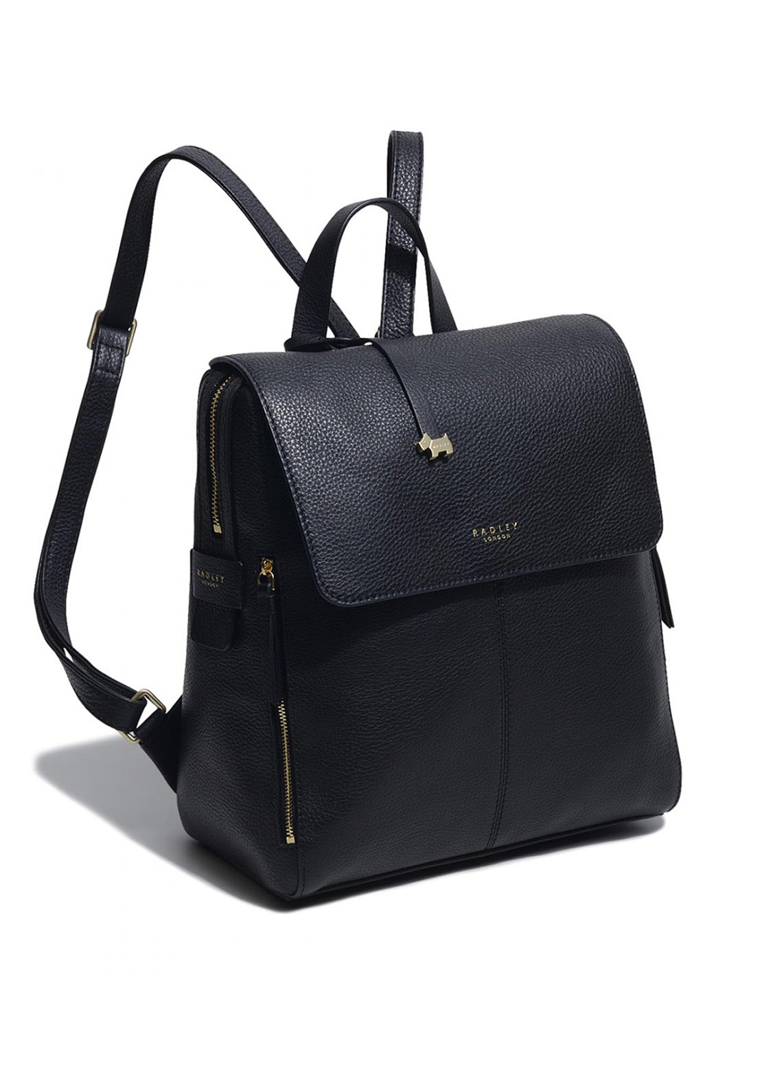 Radley Lorne Close Leather Backpack, Black
