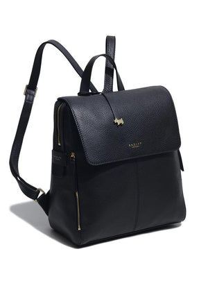 Radley Lorne Close Leather Backpack, Black