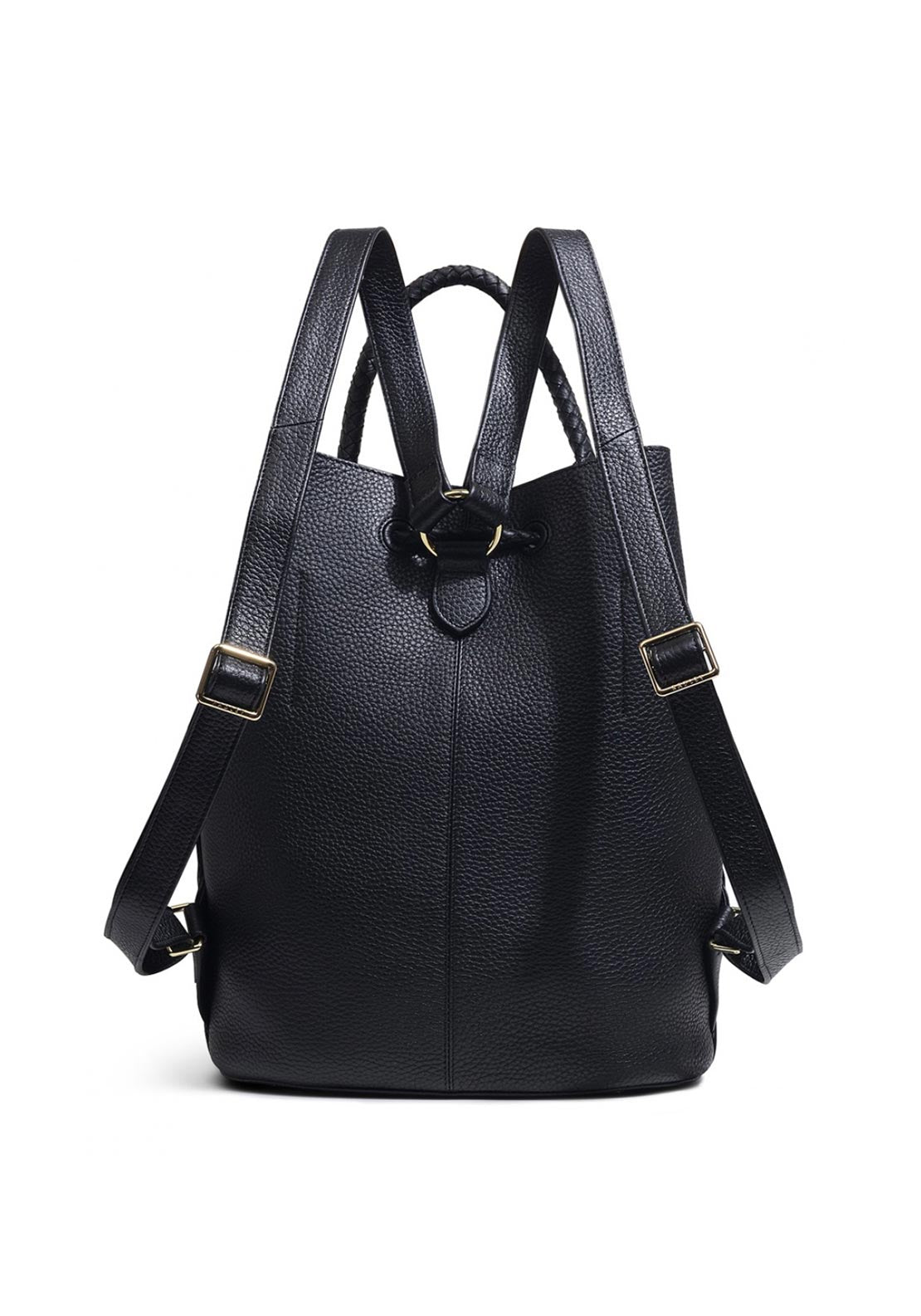 Radley Pavilion Road Leather Drawstring Backpack, Black