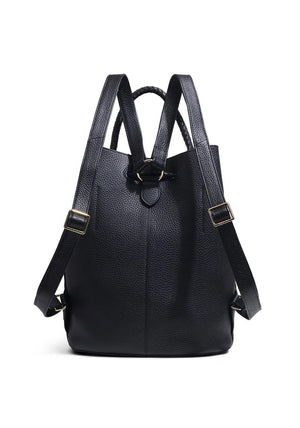 Radley Pavilion Road Leather Drawstring Backpack, Black