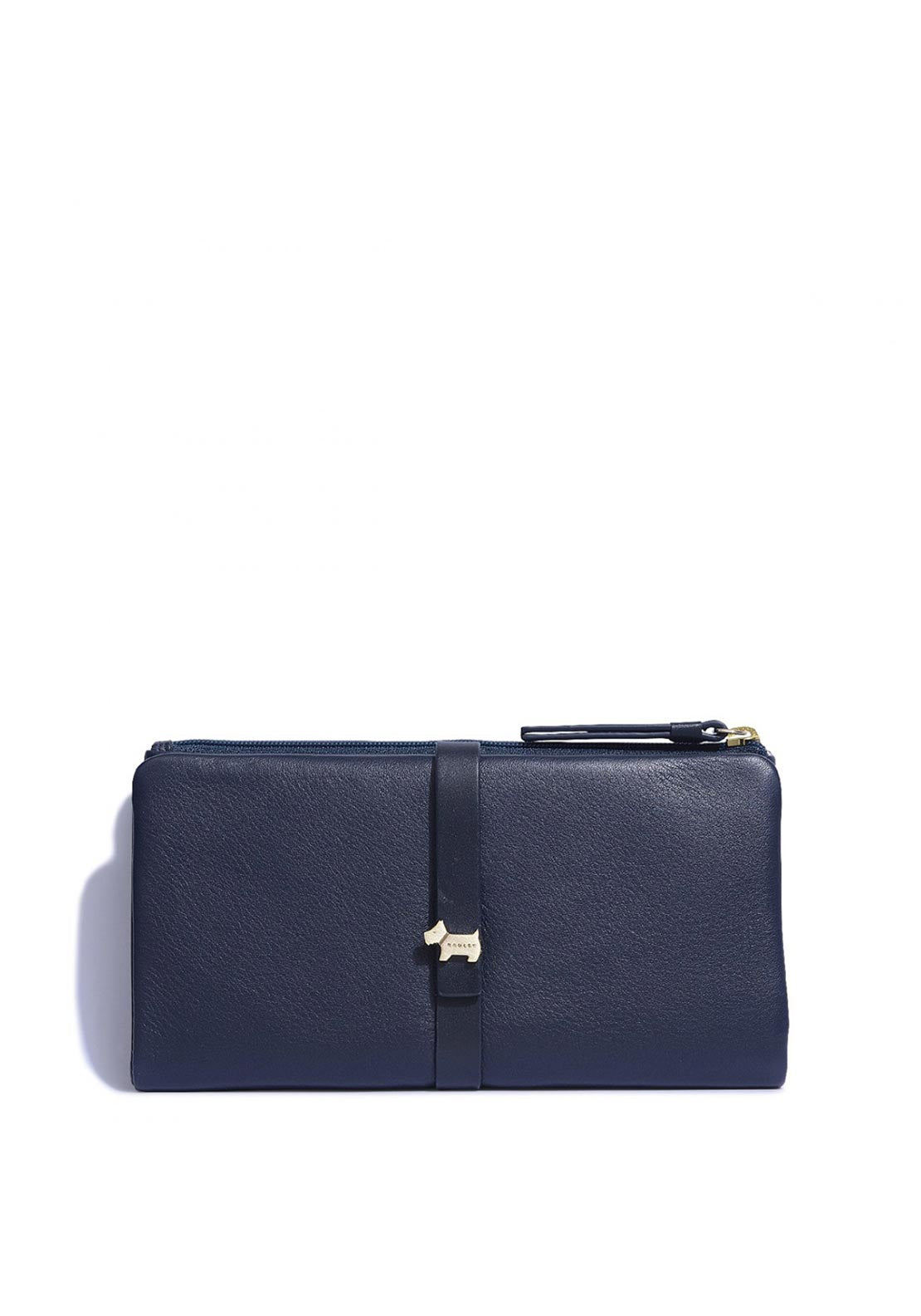 Radley West View Button Strap Wallet, Navy - McElhinneys