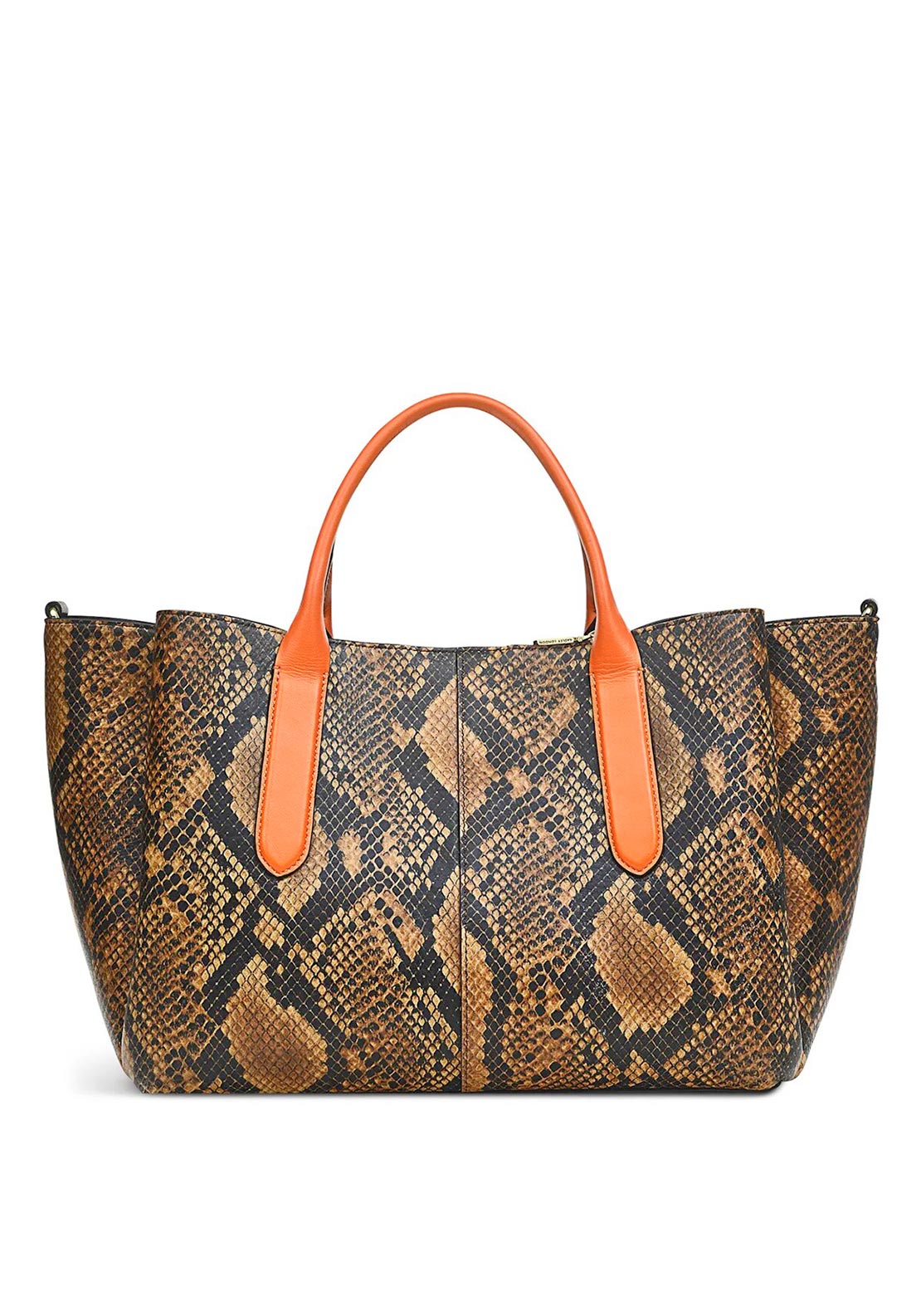 Radley Hillgate Place Faux Snake Medium Grab Multiway Bag, Dark Oak