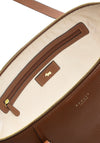 Radley Wood Street Large Zip-Top Tote Bag, Brown