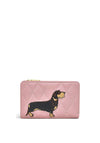 Radley and Friends Medium Bifold Purse, Vintage Pink