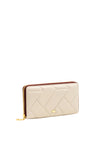 Radley Mill Bay Quilted Zip Around Large Purse, Chalk