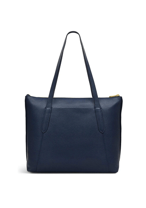 Radley Wood Street 2.0 Large Zip-Top Tote Bag, Ink Blue