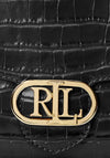 Ralph Lauren Addie Medium Leather Crossbody Bag, Black