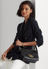 Ralph Lauren Addie Medium Leather Crossbody Bag, Black