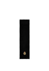 Ralph Lauren Cable Knit Crest Scarf, Black