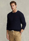 Ralph Lauren Classic Cable Knit Sweater, Blue
