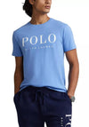 Ralph Lauren Logo Print Custom Slim Fit T-Shirt, Blue