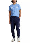 Ralph Lauren Logo Print Custom Slim Fit T-Shirt, Blue