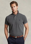 Ralph Lauren Contrast Trim Classic Polo Shirt, Dark Grey