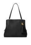 Ralph Lauren Quinn Large Shoulder Bag, Black