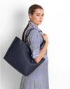 Ralph Lauren Reversible Large Floral Tote Bag, Navy