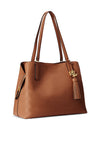 Ralph Lauren Quinn Large Leather Tote Bag, Tan