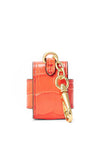 Ralph Lauren Embossed Leather Airpods Case, Hyannis Port Orange