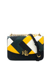 Ralph Lauren Madison Shoulder Bag, Black & Yellow
