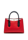 Ralph Lauren Emery Small Satchel Bag, Red Multi