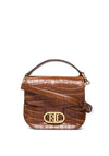 Ralph Lauren Addie Small Leather Crossbody Bag, Tan