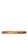 Ralph Lauren Reversible Belt, Buff & Snake Print